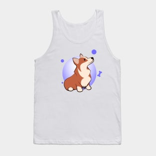 Cute corgi cartoon Tank Top